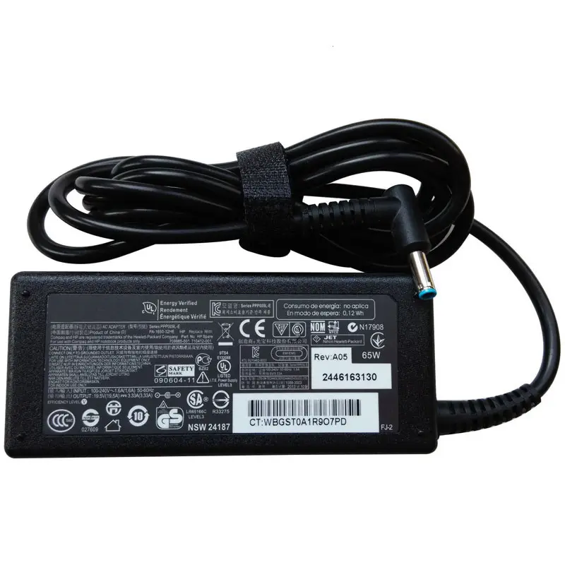 Genuine 19.5V 3.33A 65W Laptop Charger Ac Adapter For HP Stream 11 13 14 15 Notebook PC 4.5*3.0mm Blue Tip Laptop Power Adapter