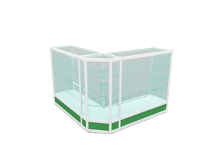 Comptoir d'affichage en verre verrouillable fournitures de magasin de détail pleine vision armoire de magasin médical conception vitrines murales de <span class=keywords><strong>pharmacie</strong></span> - Product Image 4