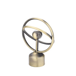 Embouts décoratifs traditionnels de luxe en fer forgé pour tringles à rideaux, pour tringles de 28 mm - Product Image 4