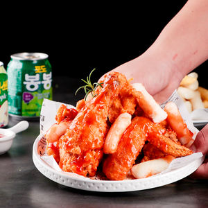 Mckarate-Salsa de <span class=keywords><strong>pollo</strong></span> frita de estilo <span class=keywords><strong>coreano</strong></span>, 10Kg/2 barriles/cartón, muestra gratis - Product Image 5