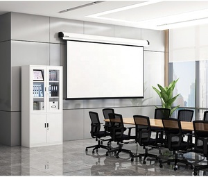 Armario de almacenamiento de <span class=keywords><strong>libros</strong></span> de acero, puerta de vidrio, oficina, escuela, barato - Product Image 3