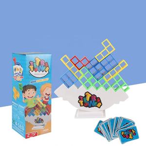Venta CALIENTE 48PCs 3D Tetras Tower <span class=keywords><strong>Balance</strong></span> Stacking Blocks Game Building Blocks Toy o Kids & Adults Juego de mesa - Product Image 6