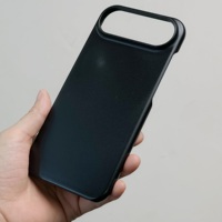 Trois côtés entoure la rainure intérieure en plastique dur givré noir Ultra mince mat PC Mobile dos pour iPhone 17 Pro Max coque de téléphone