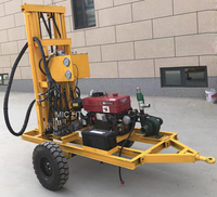 Machine hydraulique de forage rotatif monté sur remorque de 200m, 200 profondeur à vendre