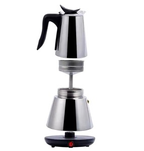 หม้อต้มกาแฟโมก้าพอท 6 ถ้วย สเตนเลสสตีล แบบคลาสสิก - Product Image 2