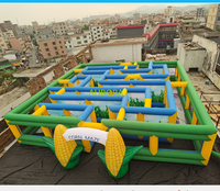 Grand labyrinthe gonflable à prix avantageux, jeu de labyrinthe gonflable, labyrinthes gonflables d'extérieur pour enfants