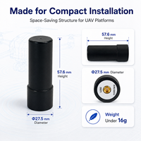 Antena Activa GNSS Multisatélite, Módulo de Antena GPS BDS Galileo RTK, Ligera para Aplicaciones Industriales