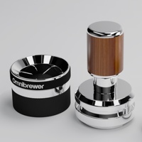 Ensemble de tamping pour café 58 mm avec tamper à percussion, anneau doseur et tasse - Outils de barista en acier inoxydable 304 pour la maison et le café