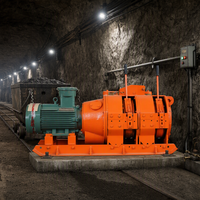Treuil de mine haute performance à double tambour pour le ramassage de minerai et le déplacement de matériaux dans les mines à veines étroites