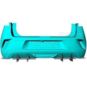 Rear Bumper Spoiler Lip Diffuser Modification Part For Opel <strong>Mokka</strong> <strong>e</strong> 2021-2025 Bumper Guard Protector Cover Car Accessories - Product Image 3