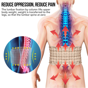 フィティーズ カスタムアップグレード 調整可能 減圧腰椎サポートベルト エアトラクション 腰痛緩和 ウエストサポート - Product Image 3