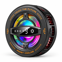 Refroidisseur de téléphone magnétique à semi-conducteurs K26 15W N52 avec affichage de la température, ventilateur de refroidissement RGB pour jeux
