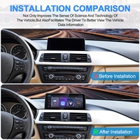 Pemutar Multimedia Mobil Navihua untuk BMW X1 X3 X5 E84 F25 F15 F48 E83 E70 dengan Android Auto dan Navigasi GPS
