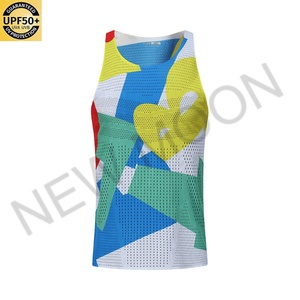 Chaleco de Maratón Personalizado con Sublimación, Sin Costuras, para Correr, Sin Mangas, para Hombre - Product Image 6