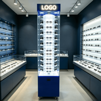 Présentoir rotatif pour lunettes, support de sol pour lunettes de soleil, présentoir de lunettes pour magasin d'optique