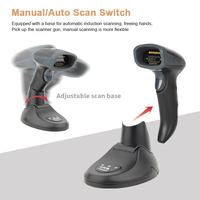 Luckydoor K-625BT Pemindai Nirkabel CMOS Hands-free Pemindai Barcode 2D Modul Android dengan Pengisi Daya