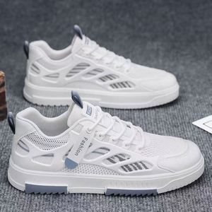 Men's Breathable Mesh Sports Casual Shoes, a White Men's Sports Shoe, Fashionable and Multi-functional. - Product Image 1