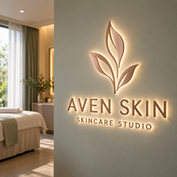 Enseigne de salon de beauté personnalisée, enseigne rétroéclairée par LED, enseigne murale extérieure personnalisée, logo d'entreprise 3D, enseigne en métal acrylique LED pour la décoration de boutique