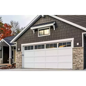 Porte de garage coulissante sectionnelle isolée de haute qualité, hydraulique, électrique, automatique, à vendre - Product Image 1