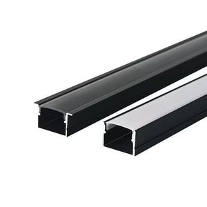 โปรไฟล์อลูมิเนียมอัลลอยสำหรับไฟ LED ขนาด 20*10 มม. รูปทรงสี่เหลี่ยมผืนผ้า คุณภาพสูง ชุบอโนไดซ์ สำหรับตกแต่ง - Product Image 1