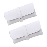 Étui à lunettes de soleil et à lunettes de vue en PVC souple blanc tendance avec logo personnalisé Marque XUZE
