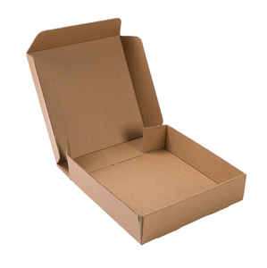 Eco-Friendly High-End Kraft Corrugated Paper Die Cut Folded Box Without Glue <b>Square</b> Shape Anti-Crush & Damage Resistance - Product Image 1