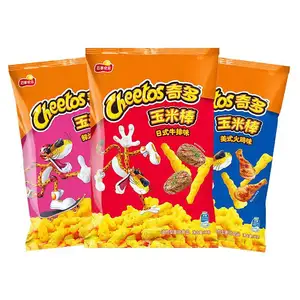 Legt Cheetoss 90g Corn Sticks exotische Snacks Knusprige knusprige japanische Steak Geschmack