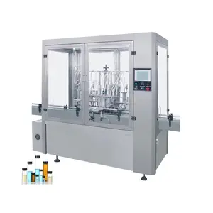 Factory direct sales full automatic linear type liquid filling and capping machine
