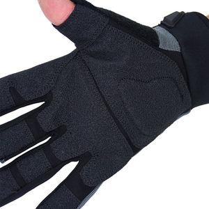 Guantes deportivos antideslizantes sin dedos de poliéster transpirable para canotaje, remo, pesca, ciclismo y equitación, a prueba de sacudidas - Product Image 2