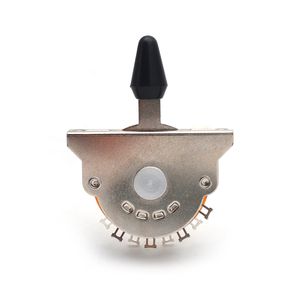 Công Tắc Chọn Pickup 3/5 Chiều Của Guitar Điện Với Núm Đen/Trắng/Vàng - Product Image 3