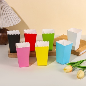 Pochettes jetables en papier kraft couleur unie, best-seller, avec poignée pour nuggets de poulet, pour emballage alimentaire, forme personnalisable - Product Image 1
