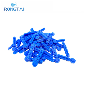 RONGTAI Lancette sanguine de type plat Fabricants de lancette sanguine stérile en acier inoxydable Lancette sanguine torsadée jetable de Chine - Product Image 5