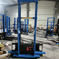 Gerbeur semi-électrique portable pour la logistique d'entrepôt, équipement de manutention de palettes et de marchandises
