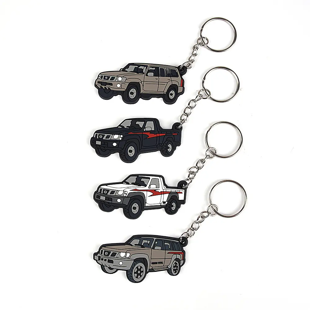 Tùy chỉnh 2D/3D logo cao su Keychain PVC Móc chìa khóa Silicone móc khóa cho Quà tặng khuyến mãi