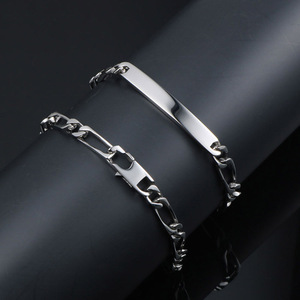 Men's And Women's <b>Titanium</b> Steel Bracelet <b>Chain</b> Link Unisex Jewelry Gift European American Style CE107107 1107 2 - Product Image 2