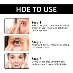 Crème pour les yeux anti-âge 60 secondes avec logo personnalisé Soin des yeux naturel Instant Lift de marque privée OEM - Product Image 6