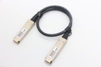 Kabel DAC QSFP56 Pasif Realsea Factory 200G 1M Direct Attach Copper OEM Modul Transceiver QSFP56 Hitam untuk SWITCH