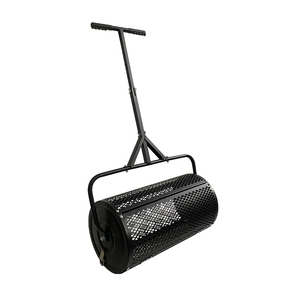 JH-Mech Metal Roller Spreader Easy to Assemble Metal Mesh Compost Spreader <strong>for</strong> Lawn and Garden <strong>Topsoil</strong> - Product Image 2