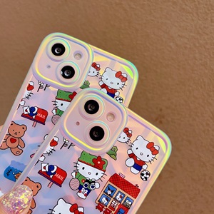 Ốp Lưng Điện Thoại iPhone 13 Pro Max 12 Pro 11 Xr XS, Ốp Điện Thoại TPU Mềm Hình Mèo Kitty Dễ Thương Nhiều Màu - Product Image 4