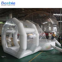 Dôme de tente à bulles gonflable en PVC pour l'extérieur, transparent, à double couture, 1500-2000 mm, imperméable, certifié CE, grande taille, quatre saisons