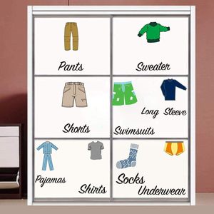 Adesivi <span class=keywords><strong>per</strong></span> abbigliamento da cassettone rimovibili <span class=keywords><strong>per</strong></span> abbigliamento da guardaroba etichette di classificazione <span class=keywords><strong>per</strong></span> abbigliamento - Product Image 6