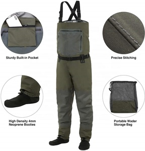 Langland — combinaison Durable avec cuissardes de poitrine, salopette de pêche imperméable à bas prix - Product Image 2