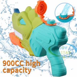 Pistol Air Dinosaurus Plastik Laris Manis dengan Pompa Super Daya Hisap untuk Permainan Air Musim Panas di Luar Ruangan untuk Anak-Anak - Product Image 5
