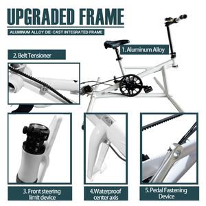 Vélo aquatique gonflable à hélice pour 2 personnes avec <span class=keywords><strong>trois</strong></span> pontons en Drop Stitch pour les loisirs aquatiques - Product Image 5