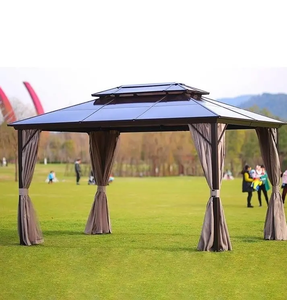 Moderne Aluminium Patio Metalen Paviljoen Resistente Luifel Tuinhuisje <span class=keywords><strong>Pergola</strong></span> Voor Achtertuin Gazon Park Tuin Fabriek Groothandel Outdoor - Product Image 3