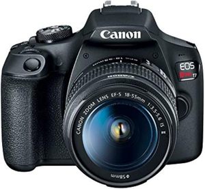 Pour appareil photo reflex numérique EOS Rebel T7 avec objectif 18-55 mm |   Wi-Fi intégré |   Capteur CMOS 24,1 MP |   Processeur d'images DIGIC 4 |   Vidéos Full HD | - Product Image 2