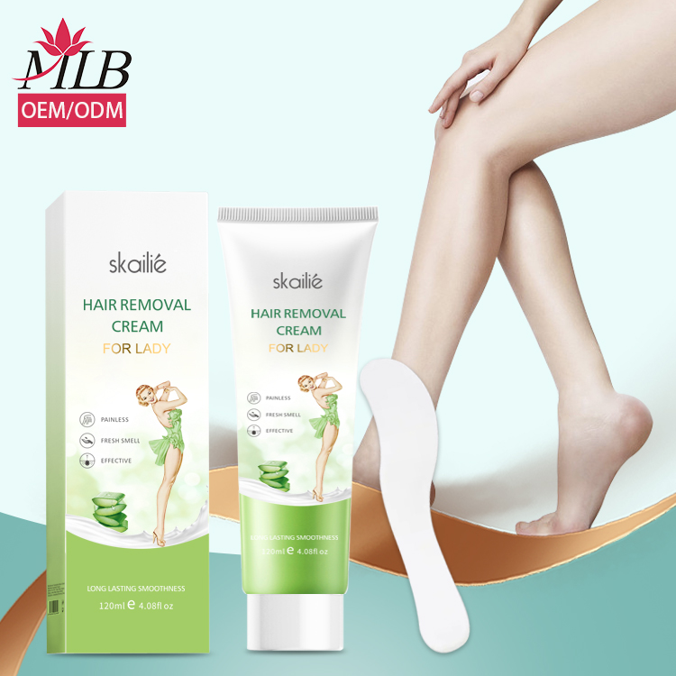 Высококачественный безболезненный Органический крем для удаления волос с фирменной этикеткой