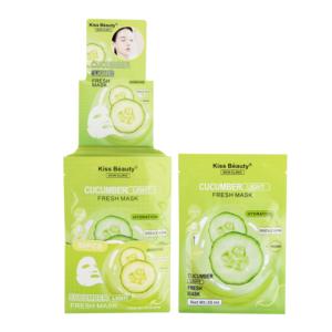 Kiss Beauty Nouveau Vegan Tender <span class=keywords><strong>Concombre</strong></span> Light Fresh <span class=keywords><strong>Masque</strong></span> Visage En Gros Naturel Blanchissant Éclaircissant Docile Peau <span class=keywords><strong>Masque</strong></span> Facial - Product Image 4