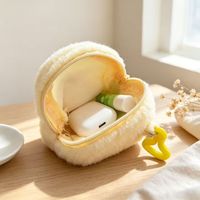 Mini sac à dos mignon en forme de poussin, porte-monnaie, adorable petit sac souple pour ranger les écouteurs, pochette porte-cartes, porte-clés, unisexe