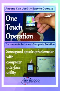 Spectrophotomètre de table portable, spectromètre ultraviolet visible, dispositif de mesure de la couleur CIE pour l'analyse des échantillons - Product Image 4